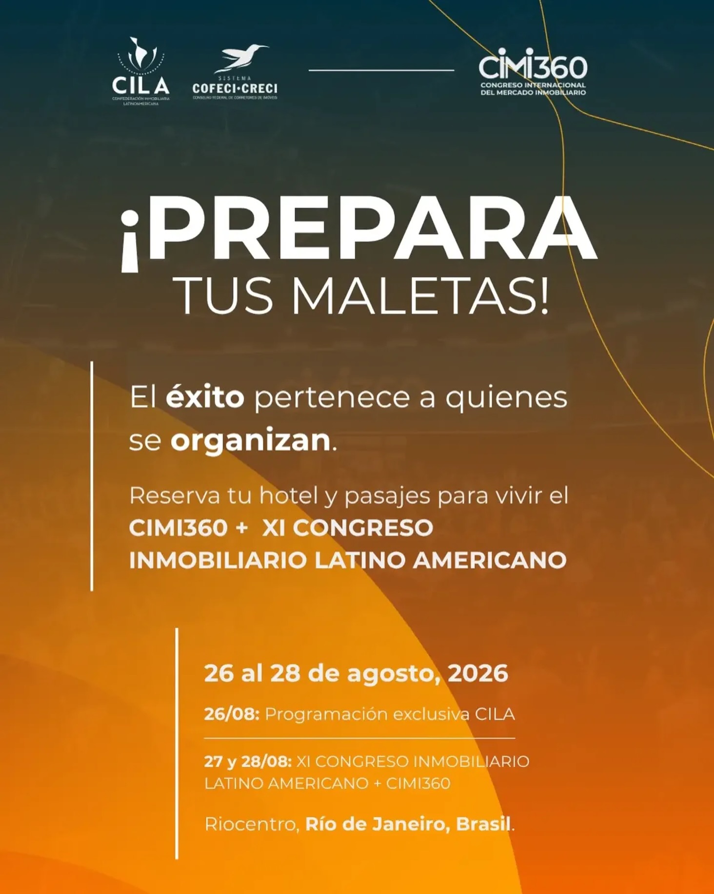 Congreso CILA 2026 te espera en Río de Janeiro