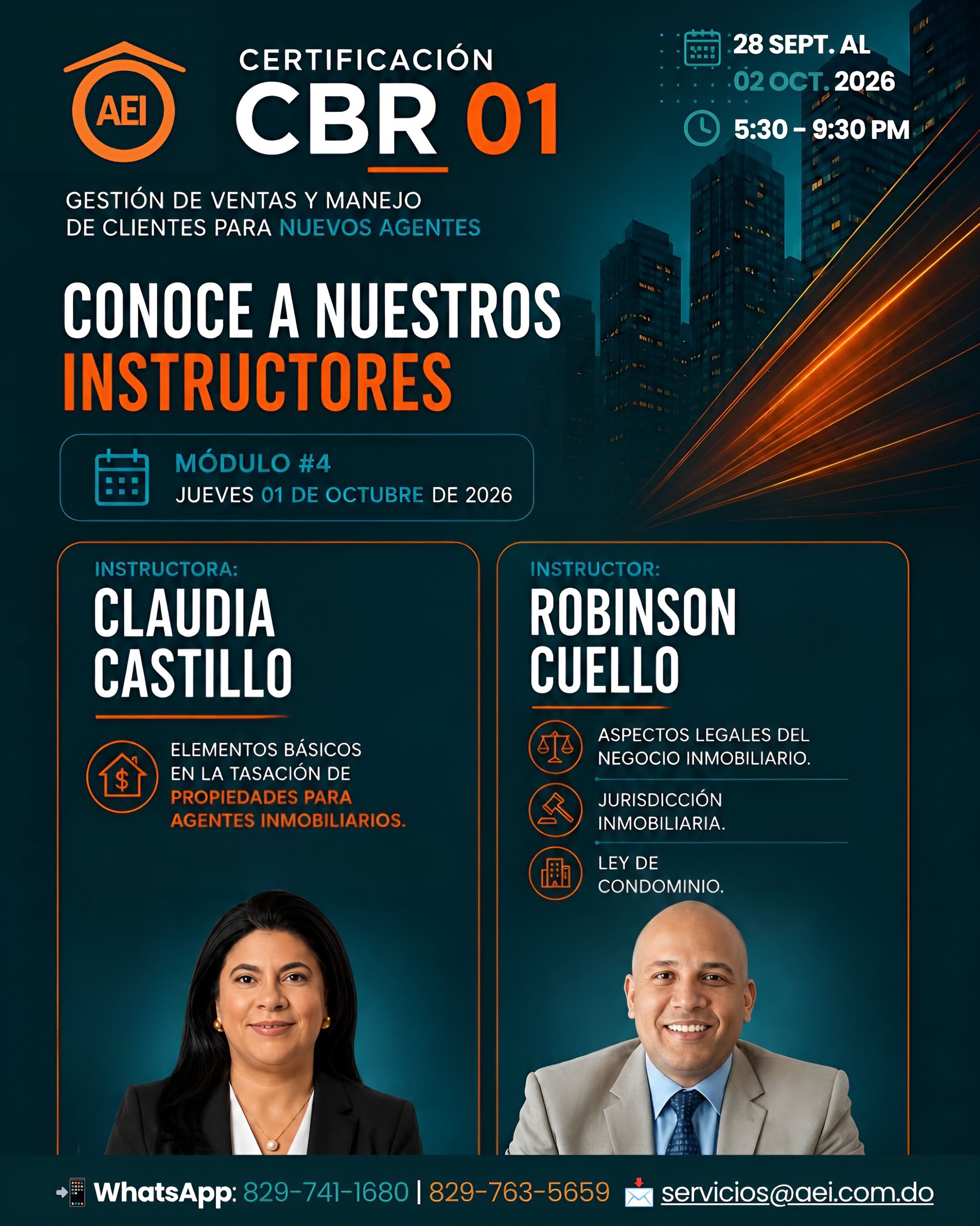 Conoce a nuestros instructores