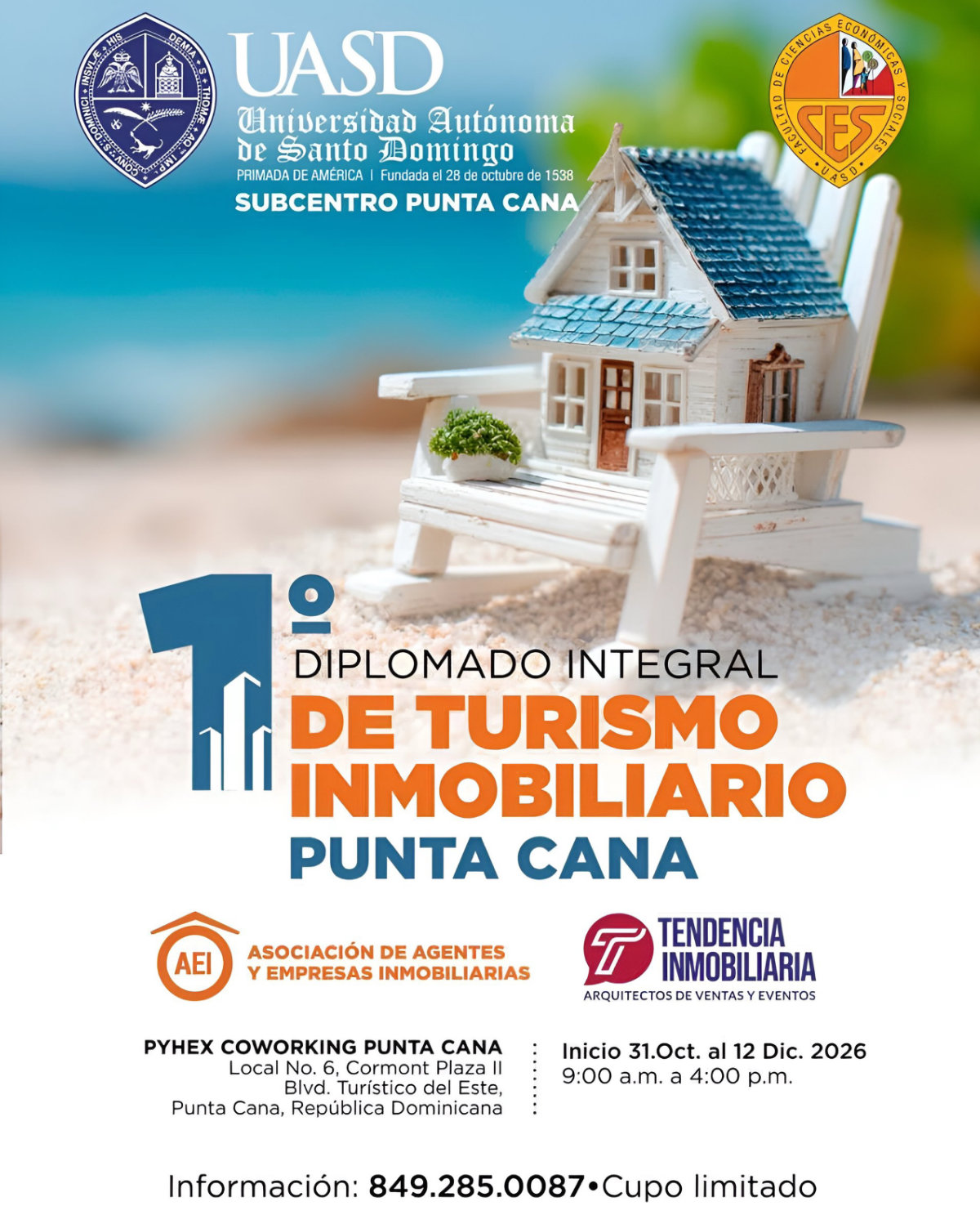 Diplomado integral de turismo inmobiliario Punta Cana