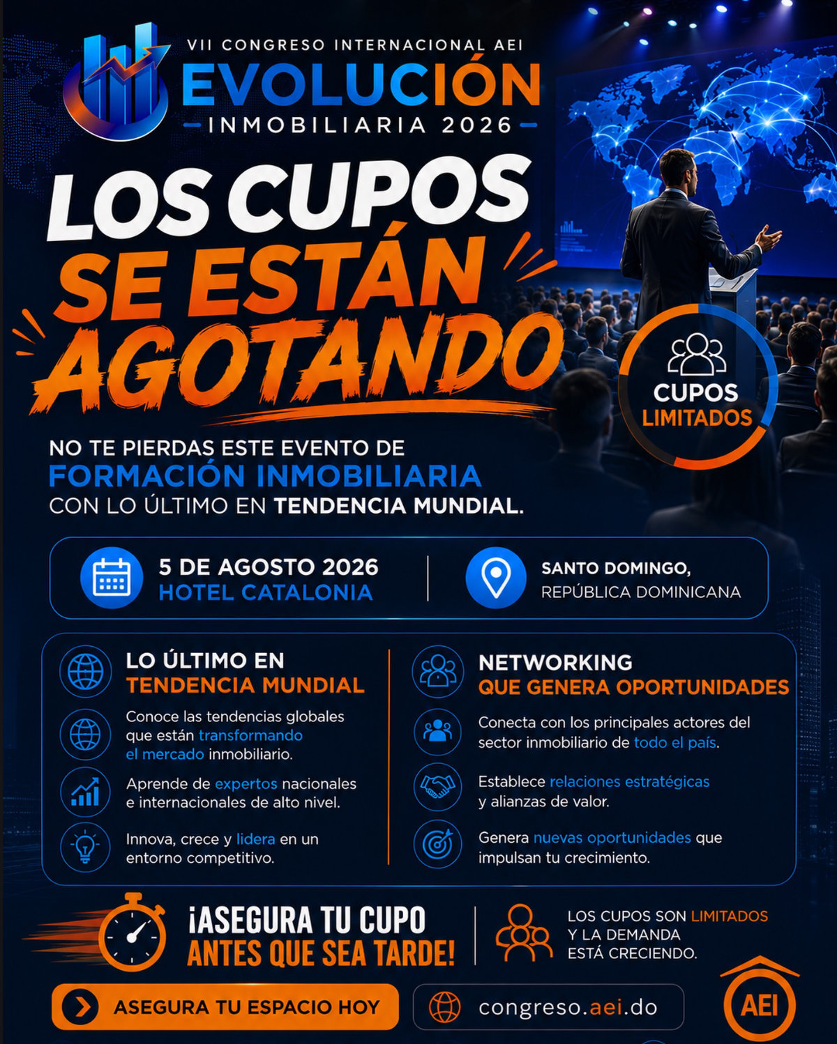 No dejes para después la oportunidad de formar parte del evento