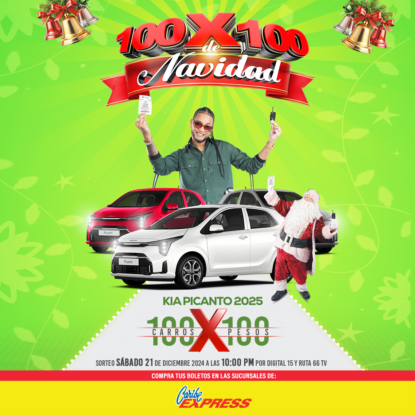 Sorteo 100 x 100 de Navidad 2024